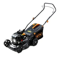GTM gasoline lawnmower LM42, 4 hp, 42 cm, grass collector 45 l, non-self-propelled (LM42)