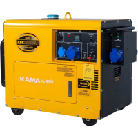 Generator KAMA KDK7500SCA, diesel, 5.5kW, 6.9KVA, 230V, ATS, 14.5l (KDK7500SCA)