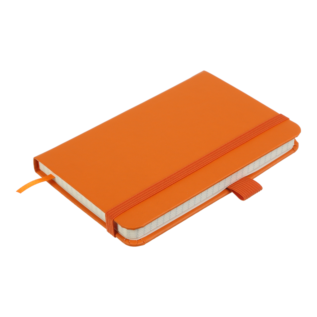 Книга записна Buromax ETALON 95х140, 96 аркушів клітинка помаранчевий (BM.296160-11)