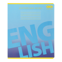 Notebook ZiBi subject GRADIENT 48 sheets cell, English language (ZB.1702-14)