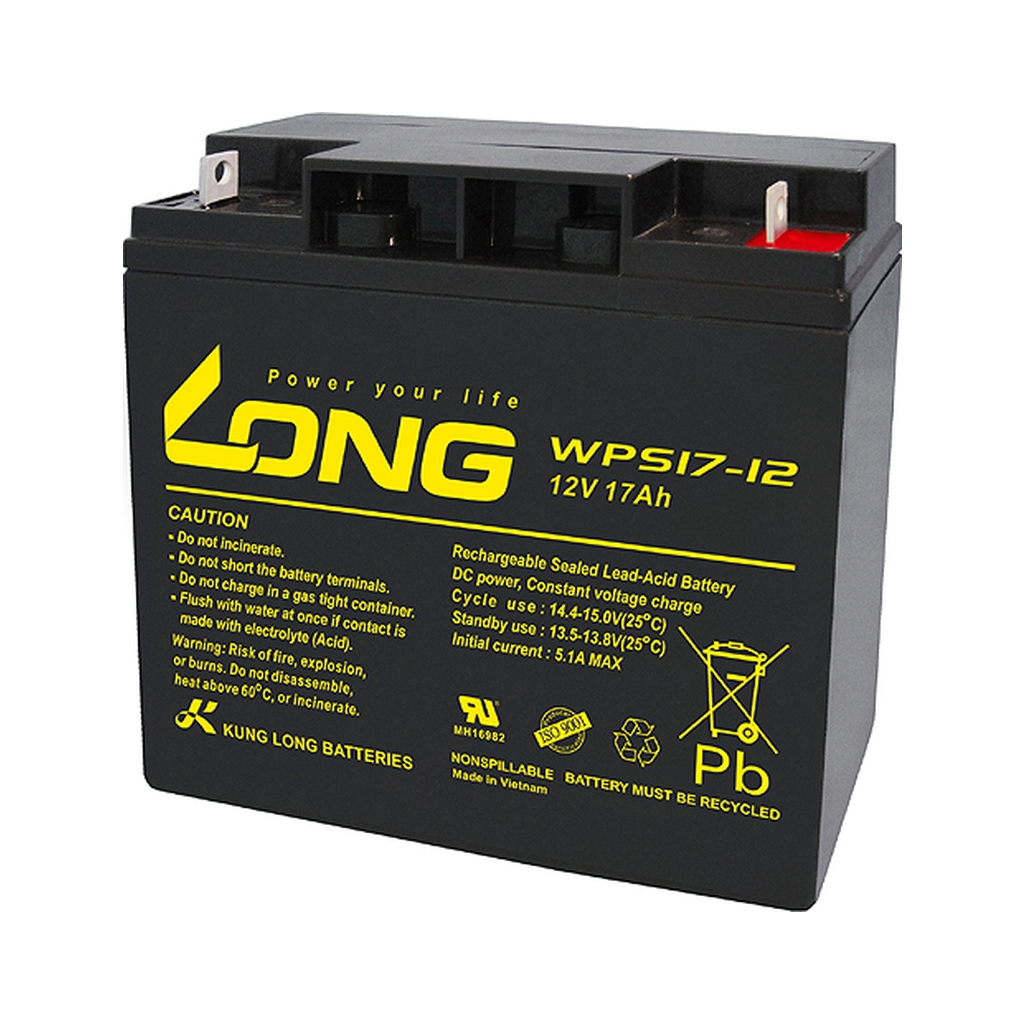Батарея до ДБЖ Long 12В 17Ah (WPS17-12)