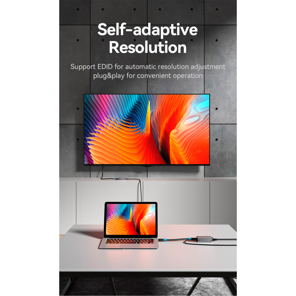 Адаптер HDMI extender 60m V1.4 1080p VENTION (AKGH0-EU)