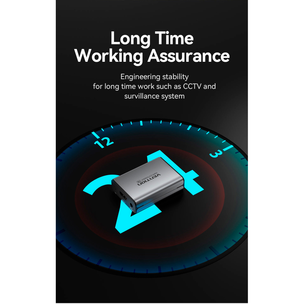 Адаптер HDMI extender 60m V1.4 1080p VENTION (AKGH0-EU)