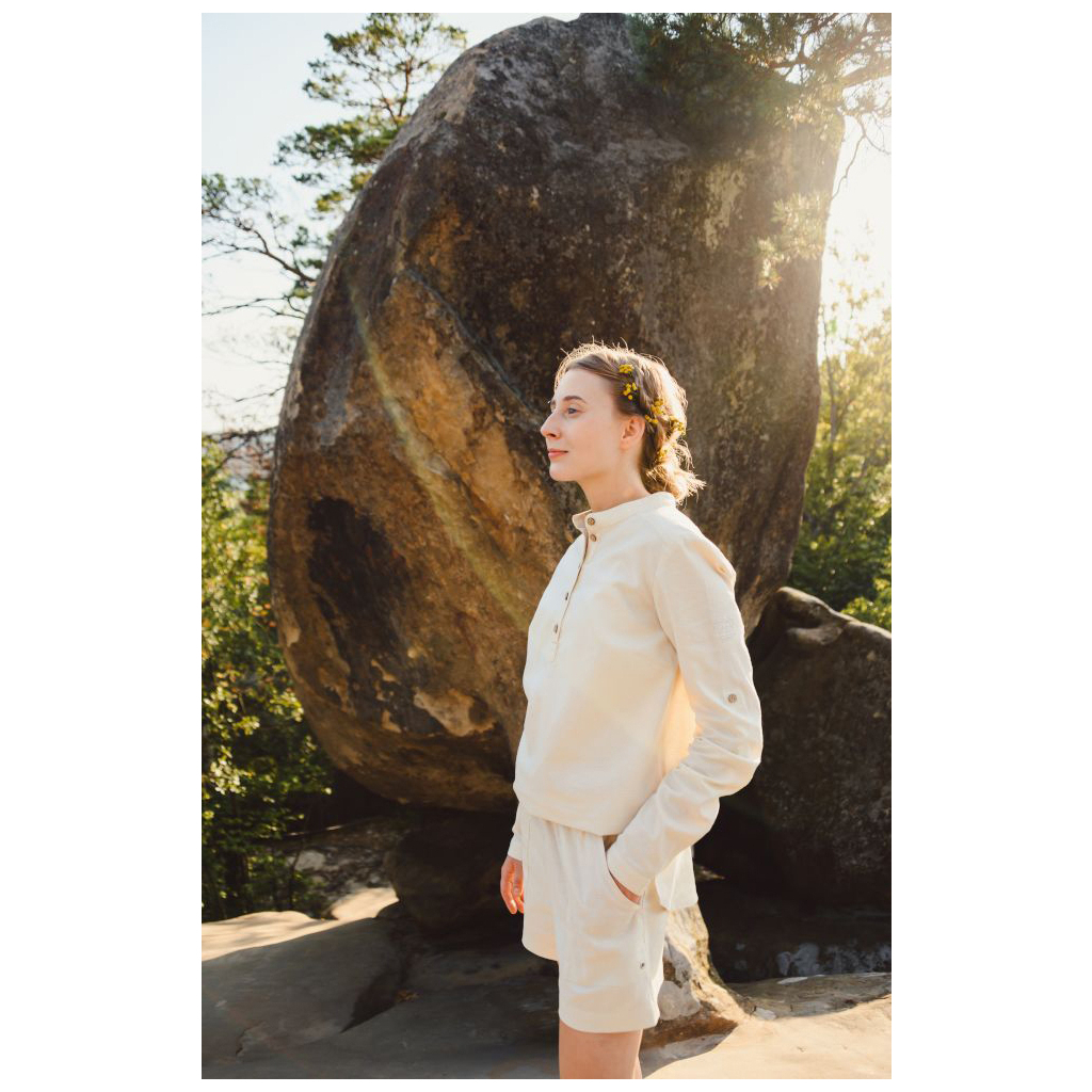 Сорочка Turbat Madeira Hemp Wmn light beige XS (012.004.4215)