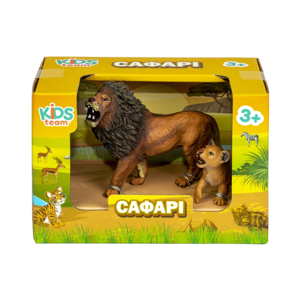 Фігурка Kids Team Сафарі Лев і левеня (Q9899-A31_1)