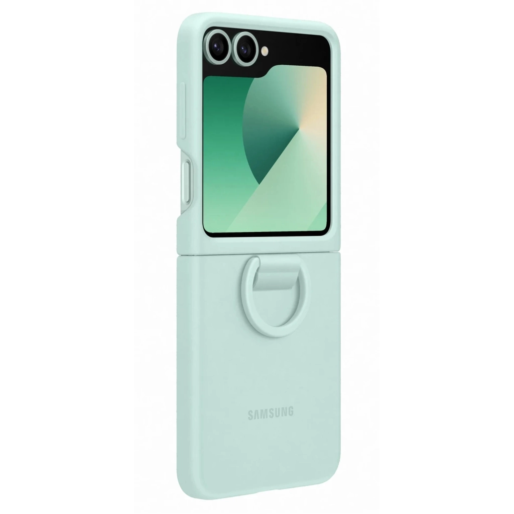 Чохол до мобільного телефона Samsung Silicone Cover with Ring Samsung Galaxy Flip 6 Mint (EF-PF741TMEGUA)