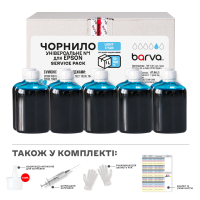 Чорнило Barva Epson universal 1, water-soluble, 100мл*10, light blue (EU1-1SP-LC)