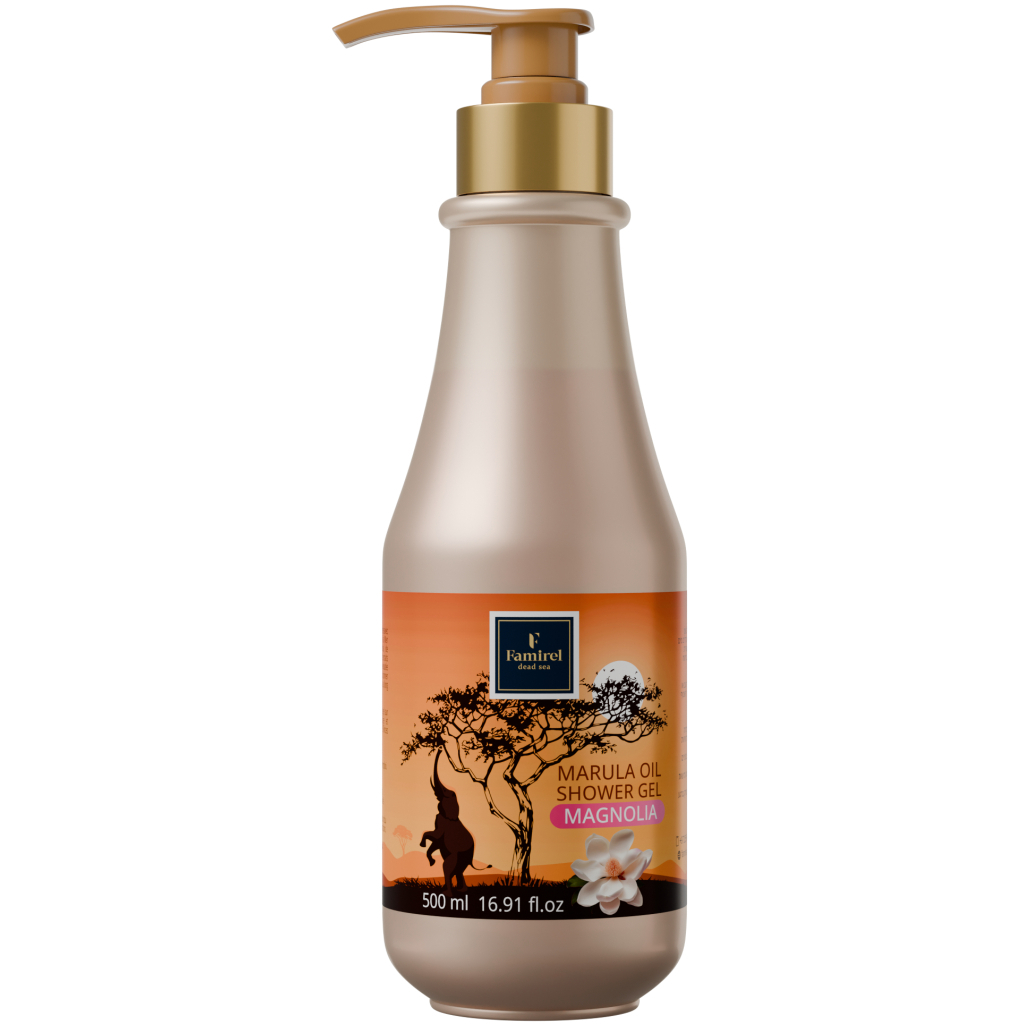 Гель для душу Famirel Marula Oil Магнолія 500 мл (7290114085687)