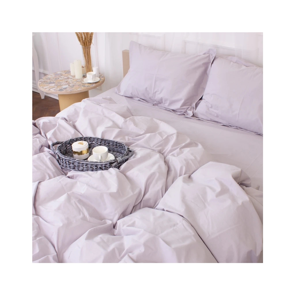 Постільна білизна MirSon Poplin Line 054 Light Gray 110x140 (2200006277354)