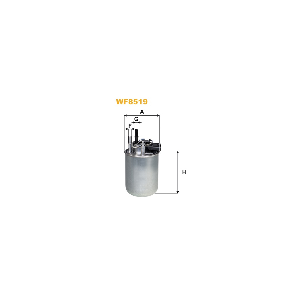 Фільтр паливний Wixfiltron WF8519