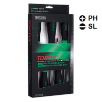 Set of screwdrivers Toptul 5 pcs. (GAAE0504)