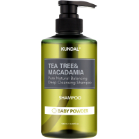 Шампунь Kundal Tea Tree & Macadamia Deep Cleansing Shampoo Baby Powder 500 мл (8809693252787)