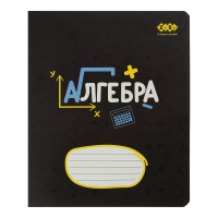ZiBi subject notebook BLACK, 36 sheets, cell, algebra (ZB.1730-14)