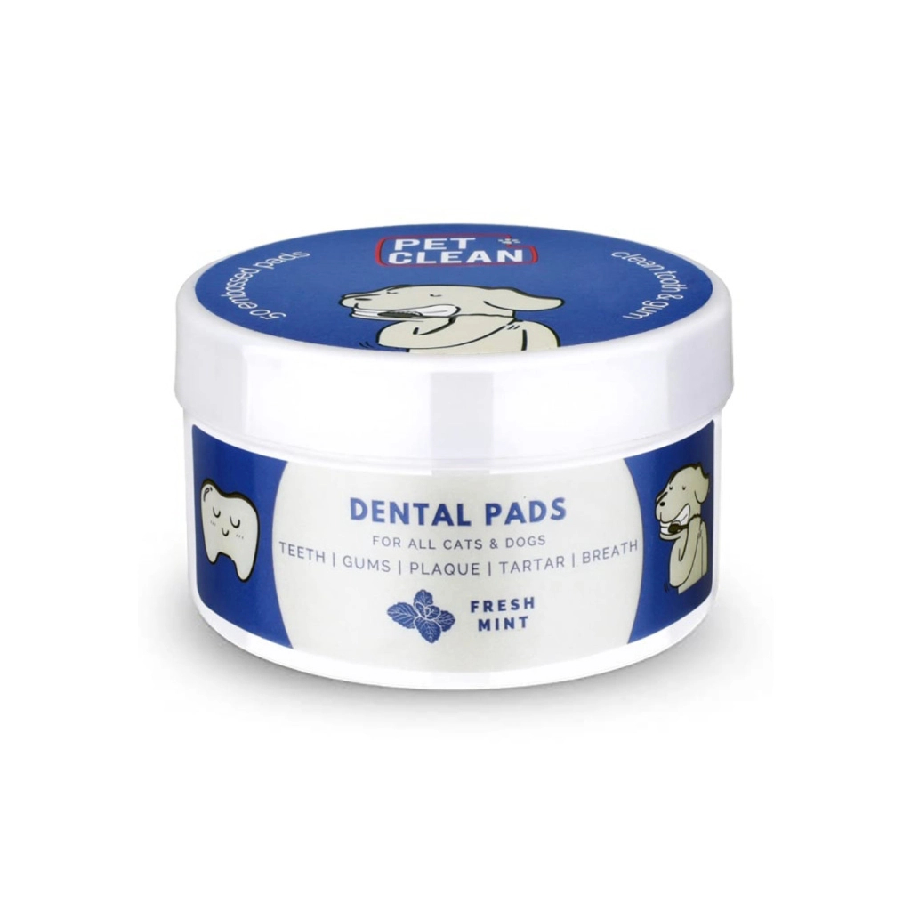 Вологі серветки для тварин Pet Clean PET DENTAL WIPES для гігієни та чистки зубів тварин 50 шт (8939111099134)