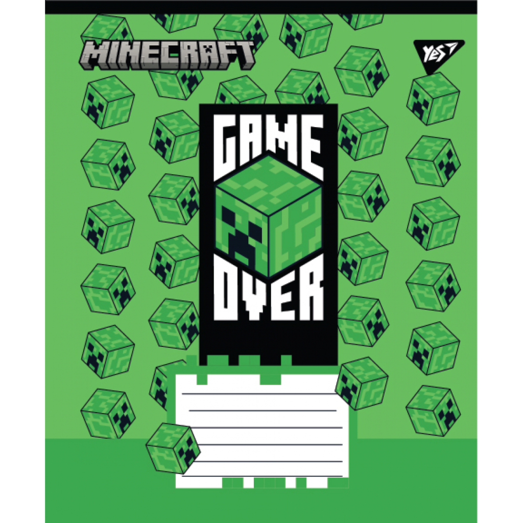 Зошит Yes Minecraft Walls А5 24 аркушів лінія (767569)