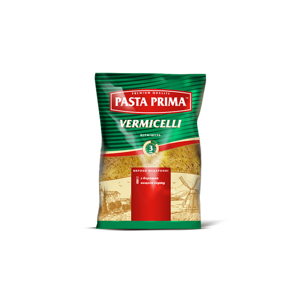 Макарони Pasta Prima Вермішель 750 г (4823096008318)
