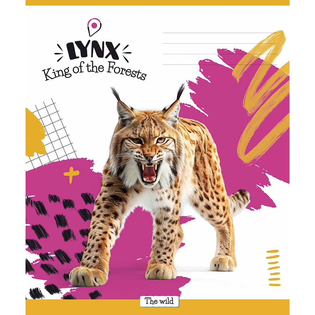 Зошит Школярик King of the Tropics 18 аркушів лінія (018-3421L)