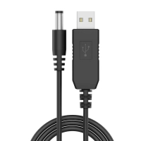 Кабель живлення USB to DC 5.5x2.1mm 9V Grand-X (RC-09B)
