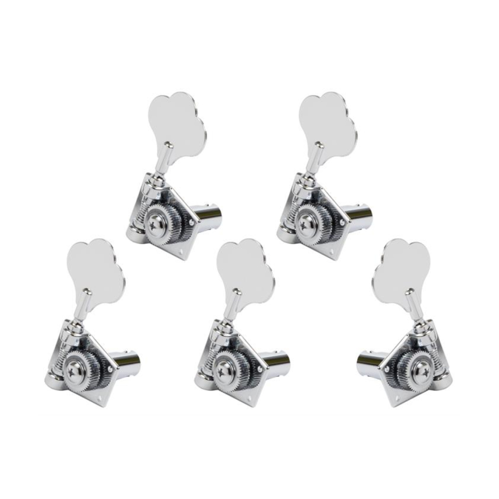 Кілки для гітари Graph Tech PRB-5411-C0 Bass Ratio 4 + 1 Open Back Chrome (235531)