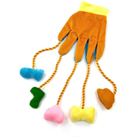 Cat Toy Hippie Pet Glove Orange 30cm (HIPCT2304084O)