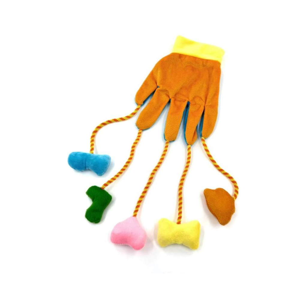 Іграшка для котів Hippie Pet Рукавичка помаранчева 30 см (HIPCT2304084O) Іграшка для котів Hippie Pet Рукавичка помаранчева 30 см (HIPCT2304084O)