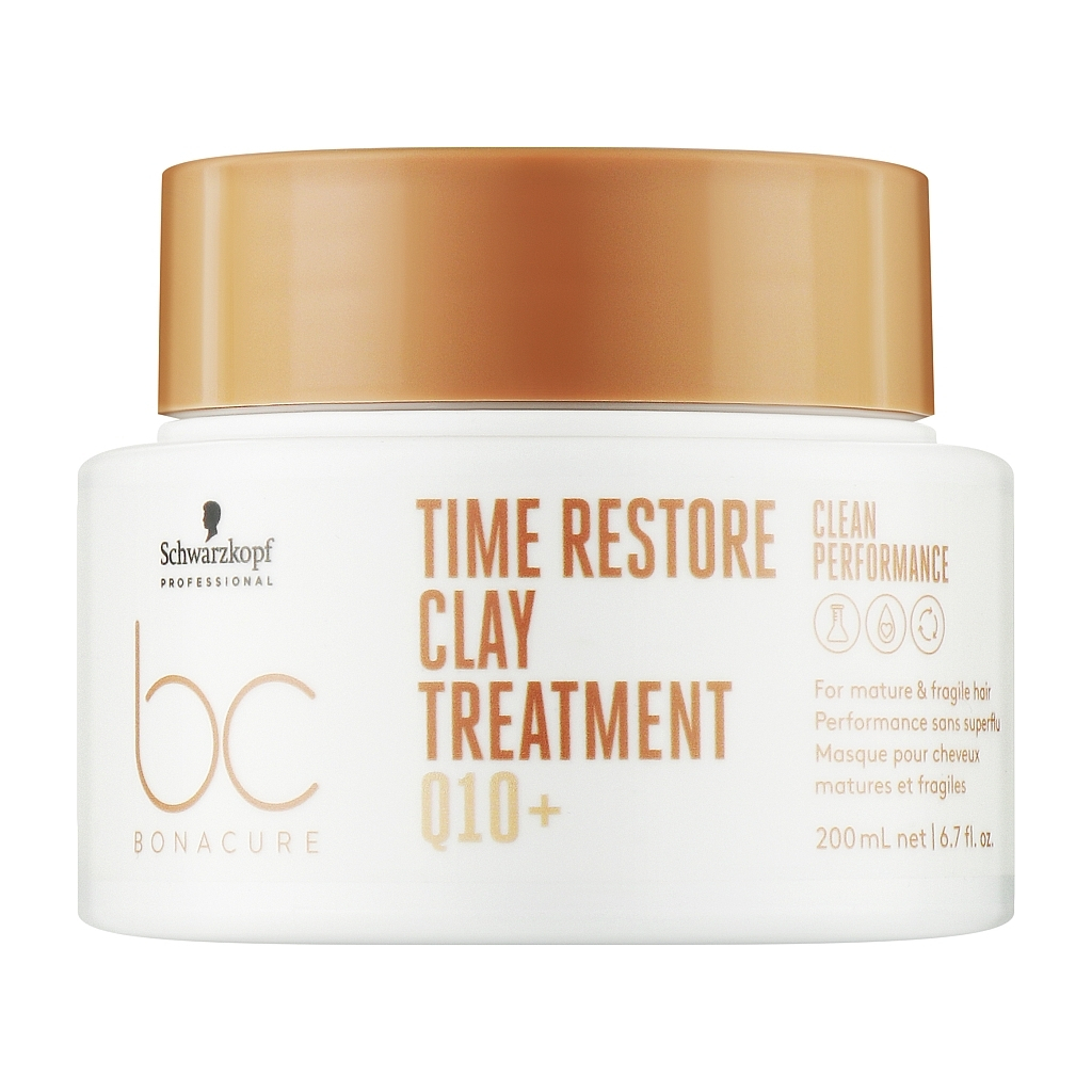 Маска для волосся Schwarzkopf Professional BC Bonacure Time Restore Clay Treatment Q10+ 500 мл (4045787726275)