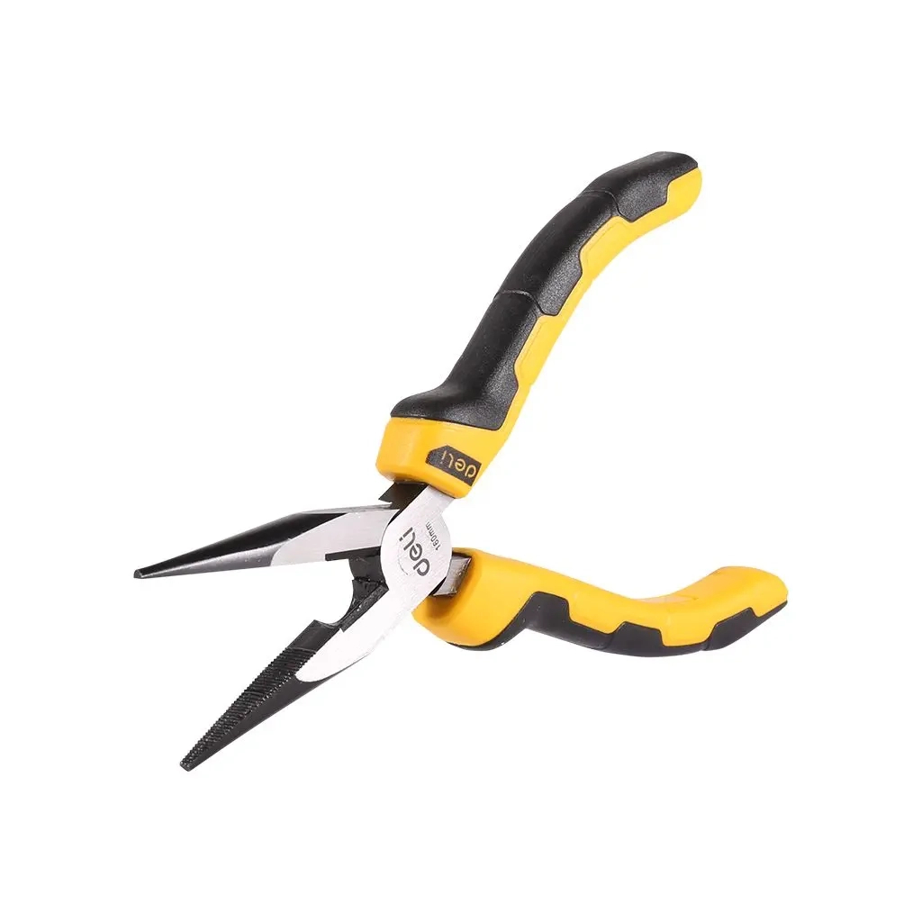 Плоскогубці Deli з довгим носом #6 (EDL2106)