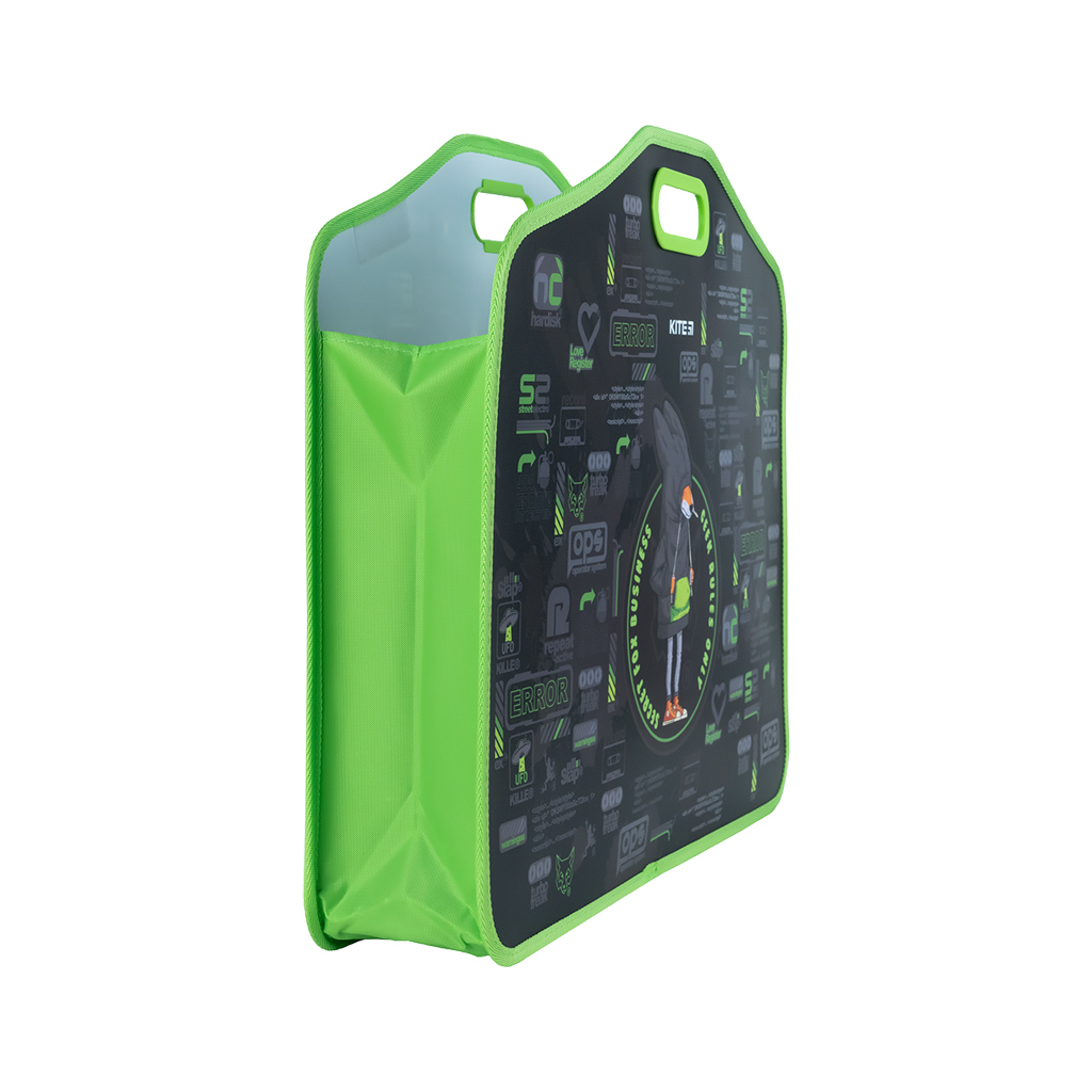 Папка - портфель Kite на липучках A3+ Fox Rules, 1 відділення (K24-208-2) Папка - портфель Kite на липучках A3+ Fox Rules, 1 відділення (K24-208-2)