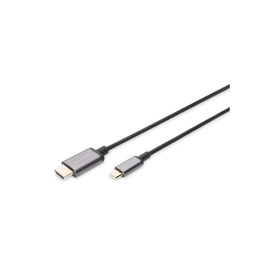 Кабель мультимедійний USB-C to HDMI M 1.8m UHD 4K Digitus (DA-70821)