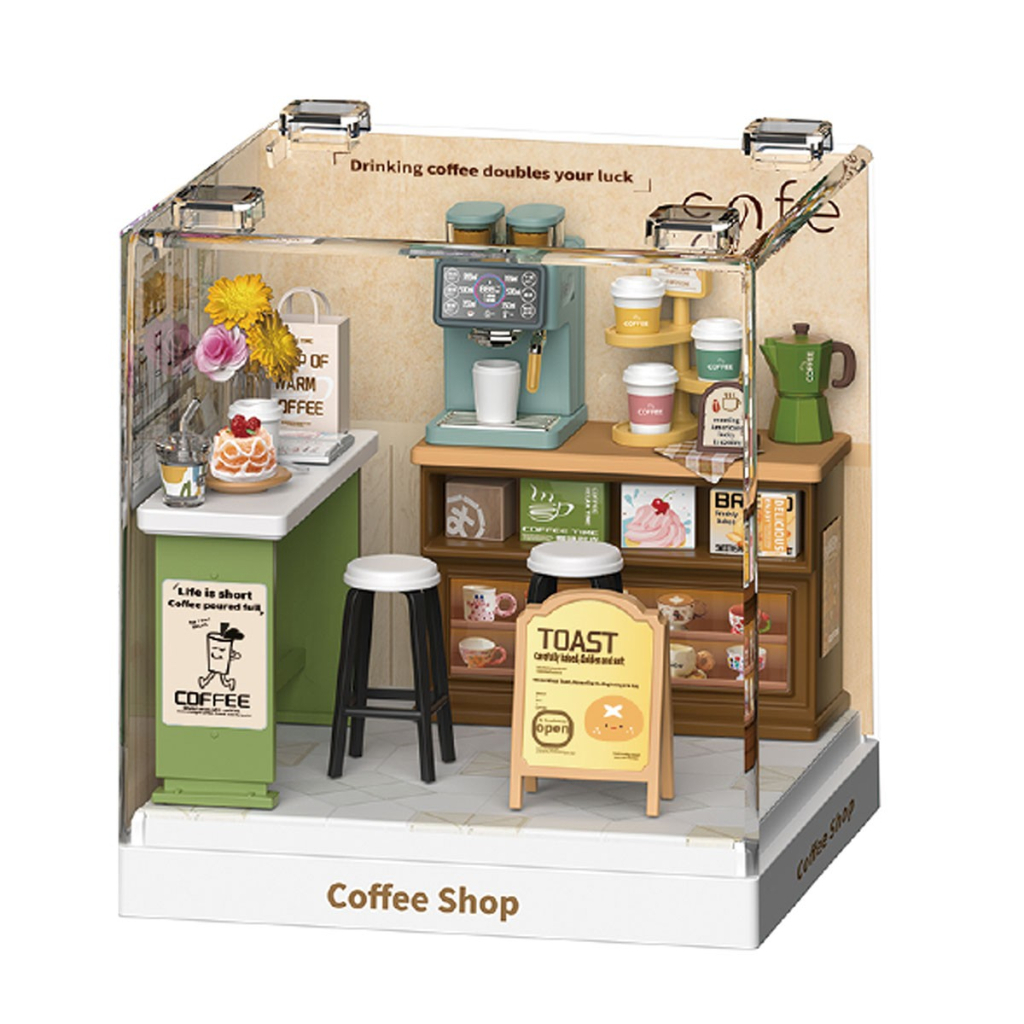 Конструктор Mini House румбокс серії Інтер'єр Міні – Кав’ярня (8034)
