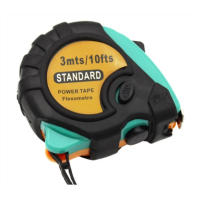 Voltronic tape measure rubberized STANDART, 3m, Q48 (FM-RSS/3m)