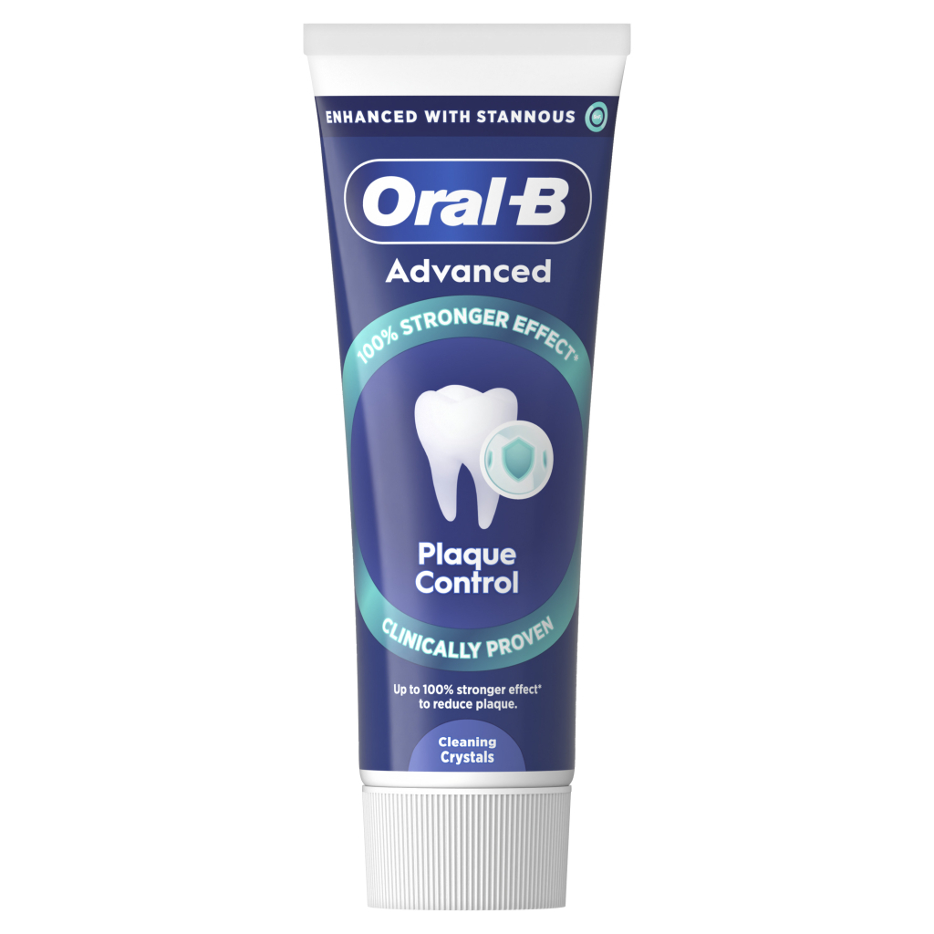 Зубна паста Oral-B Advanced Проти зубного нальоту з очищувальними кристалами 75 мл (8006530091084)