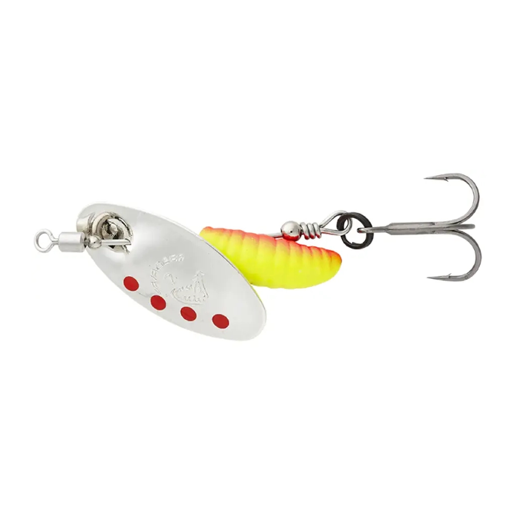 Блешня Savage Gear Grub Spinners 2 5.8g Silver Red Yellow (1854.45.02) Блешня Savage Gear Grub Spinners 2 5.8g Silver Red Yellow (1854.45.02)