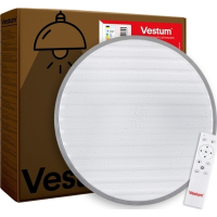 Lamp Vestum GRILL starry sky 72W 3000K- 6500K 5600Lm with remote control silver (VS-81023)