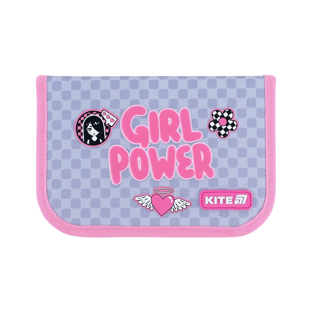 Пенал Kite Girl's Power 621, без наповнення, 1 відділення, 1 відворот (K26-621-5) Пенал Kite Girl's Power 621, без наповнення, 1 відділення, 1 відворот (K26-621-5)