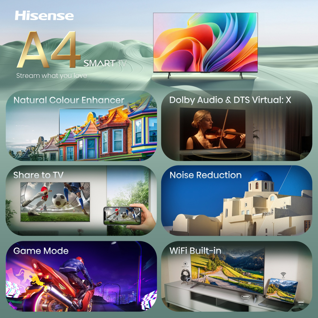 Телевізор Hisense 32A4S Телевізор Hisense 32A4S