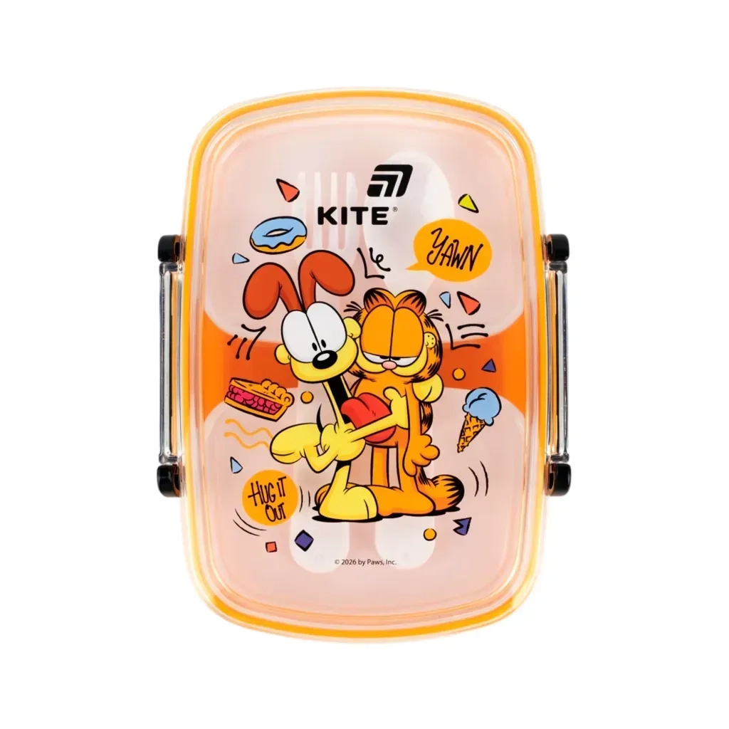 Ланч-бокс дитячий Kite Garfield з наповненням 750 мл (GF26-181) Ланч-бокс дитячий Kite Garfield з наповненням 750 мл (GF26-181)