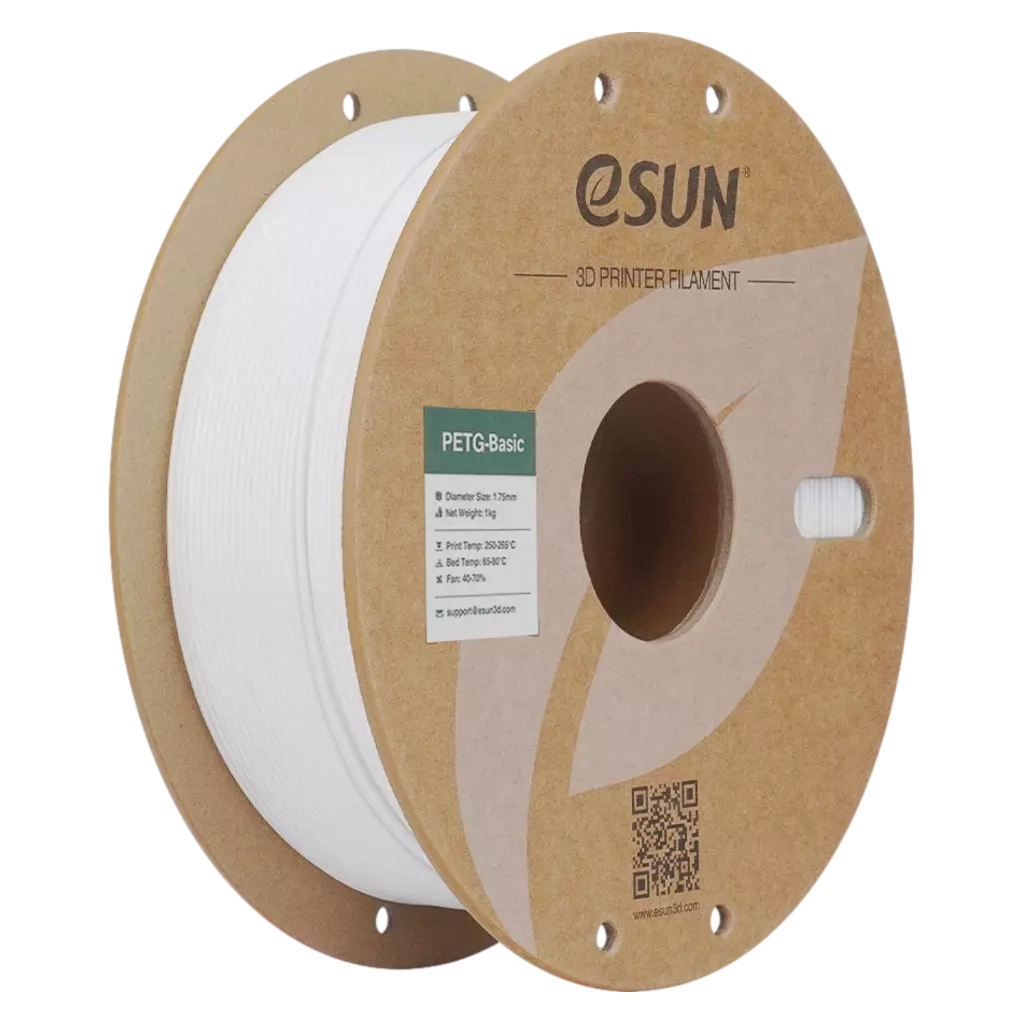 Пластик для 3D-принтера eSUN PETG 1,75mm, 1kg white (PETG-BASIC175W1P1) Пластик для 3D-принтера eSUN PETG 1,75mm, 1kg white (PETG-BASIC175W1P1)