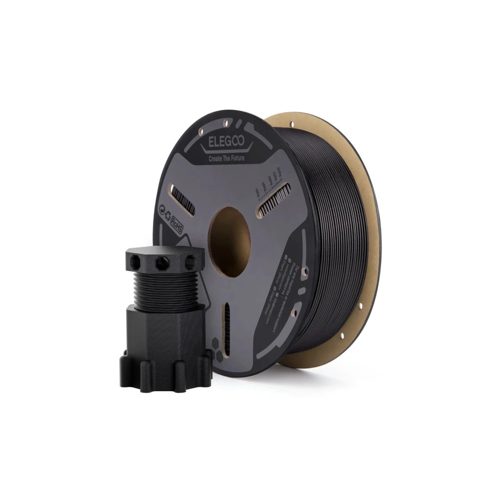 Пластик для 3D-принтера ELEGOO PETG-CF 1кг, 1.75мм, black, carbon fiber (50.203.0634)