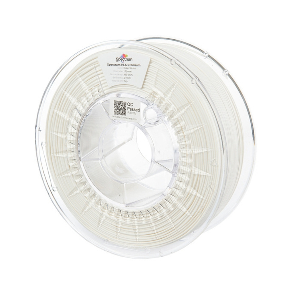 Пластик для 3D-принтера Spectrum PLA Premium 1.75mm 1kg White, Polar (80012)