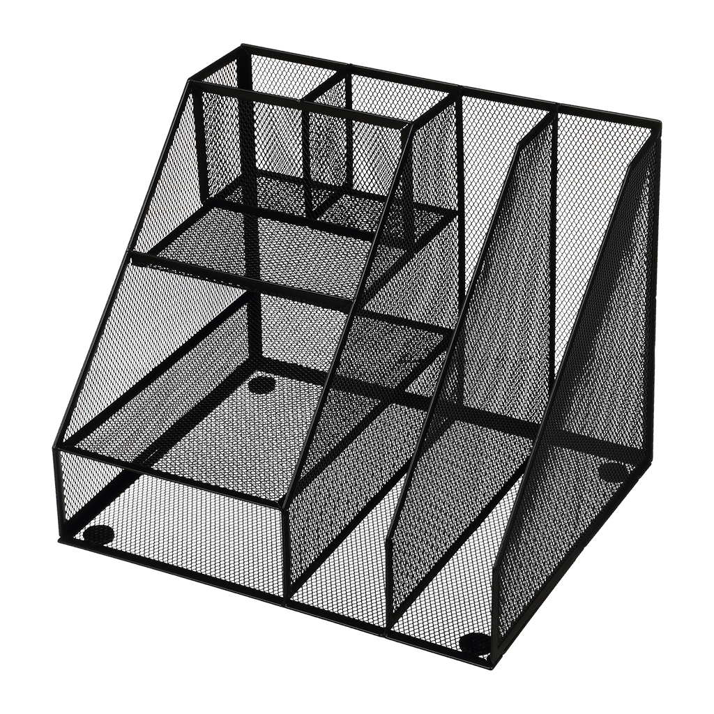 Підставка для дрібниць Buromax 310 x 255 x 255 мм, металева, чорна (BM.6244-01)