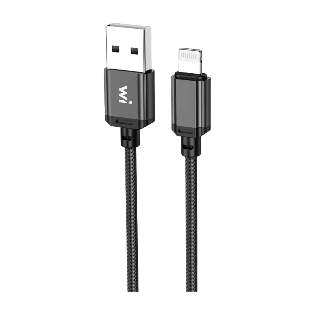 Дата кабель USB 2.0 AM to Lightning 1.0m nylon black Wibrand (WI.DC/CO1B-UL) Дата кабель USB 2.0 AM to Lightning 1.0m nylon black Wibrand (WI.DC/CO1B-UL)