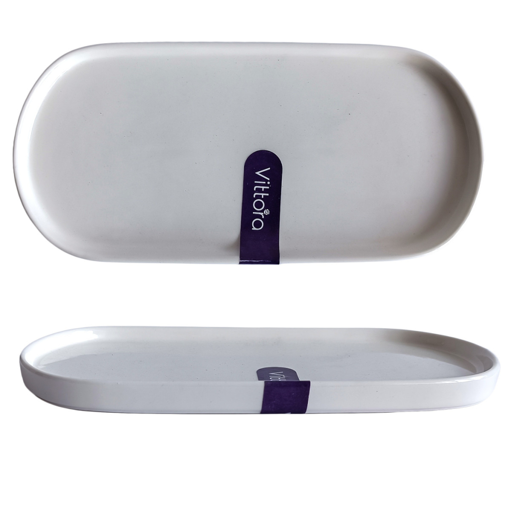 Блюдо Vittora Royale Cream 217 х 103 мм (VT-P-2217CR)