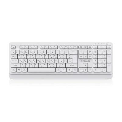 Клавіатура REAL-EL RK-761W Wireless White (EL123100059)