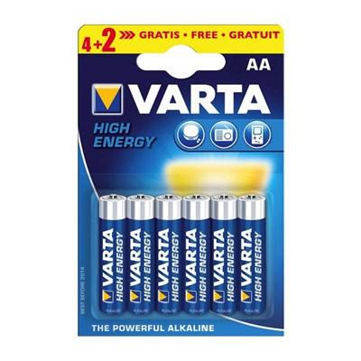 Battery Varta AA Varta High Energy * (4+2) (4906121436)