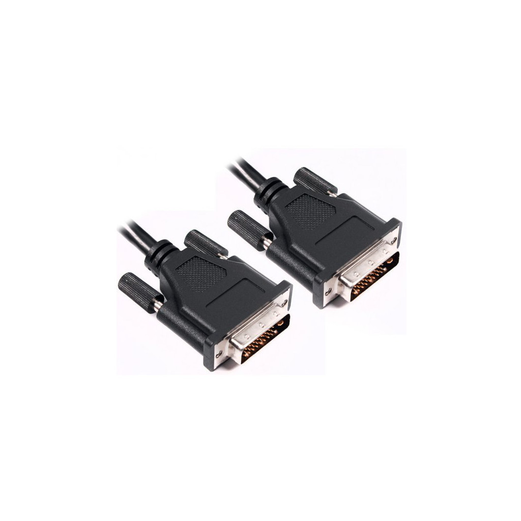 Кабель мультимедійний DVI M to DVI M 1.5m PowerPlant (KD00AS1283)