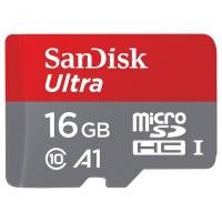 Карта пам'яті SanDisk 16GB microSDHC class 10 UHS-I U1 (SDSQUAR-016G-GN6MA)