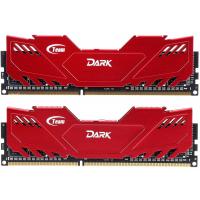 Модуль пам'яті для комп'ютера DDR4 8GB (2x4GB) 2400 MHz Dark Red Team (TDRED48G2400HC14DC01)