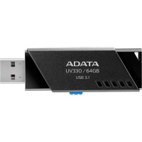 USB флеш накопичувач ADATA 64GB UV330 Black USB 3.1 (AUV330-64G-RBK)