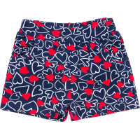 Шорти дитячі Lovetti трикотажные с сердечками (8051-104G-blue)